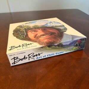 Bob Ross Art of Chill Game Strategy Serenity Painting‎ Fun Board Game
